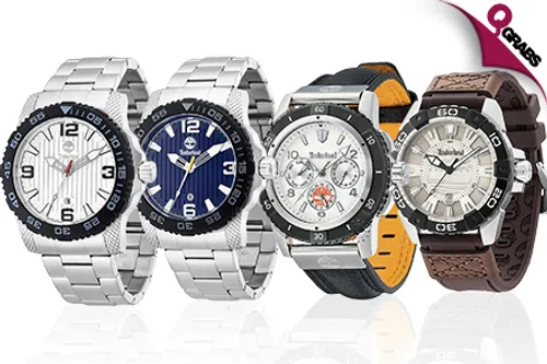 From QR199 Be Rugged with Men’s Timberland Watches - Choose from 12 Naturally Stylish Designs! (Up to QR1198 Value)
